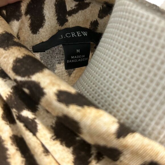 J.Crew Tissue turtleneck in Mara Leopard Natural - Picture 5 of 9
